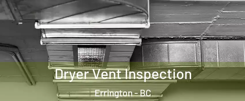 Dryer Vent Inspection Errington - BC