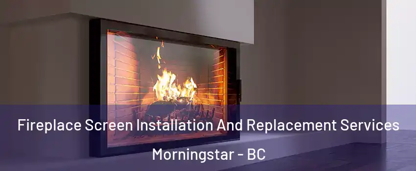 Fireplace Screen Installation And Replacement Services Morningstar - BC