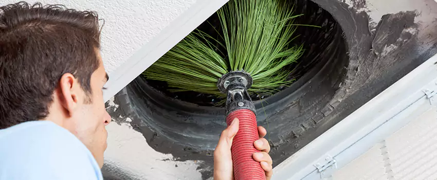 Clogged Air Duct Cleaning Process in Parksville, BC