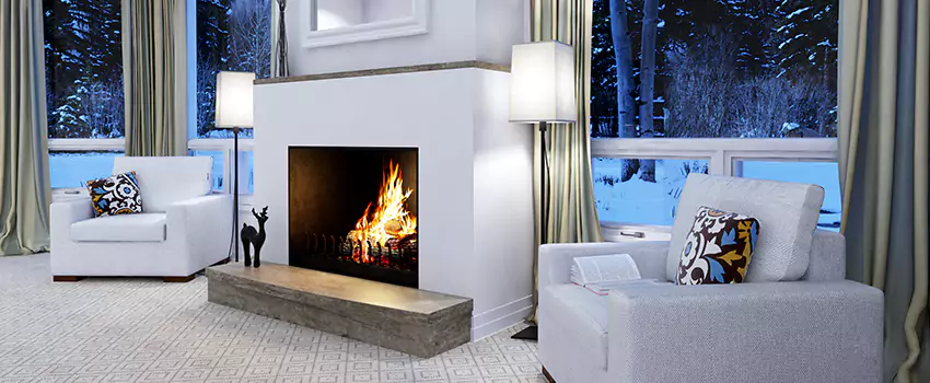 Metal Firebox Installation For Fireplace in Parksville, BC