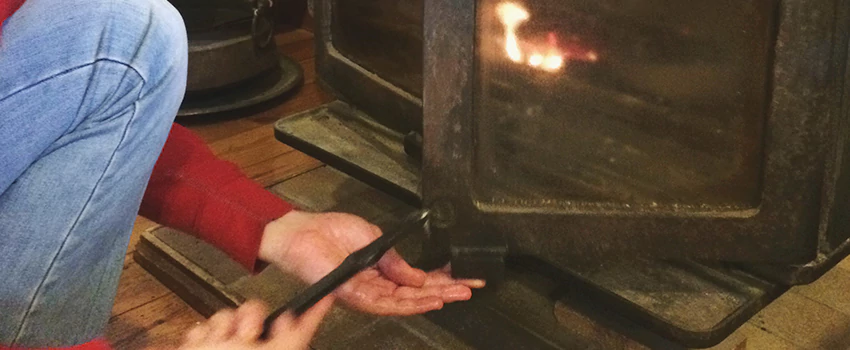 Gas Fireplace Inspection in Parksville, British Columbia