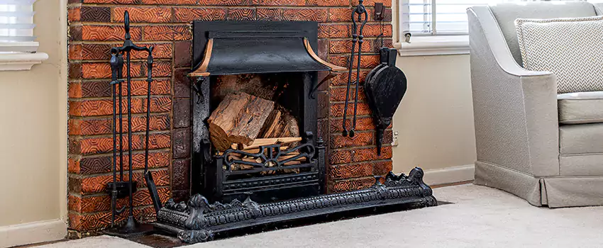 Vintage-style Fireplace Redesign in Parksville, British Columbia
