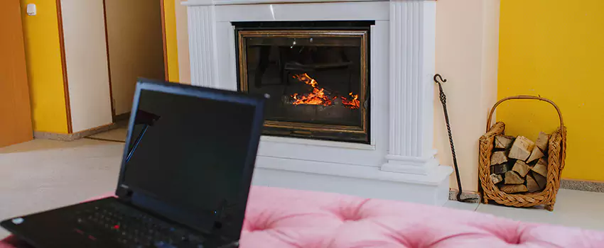 Valor Outdoor Gas Fireplace in Parksville, British Columbia